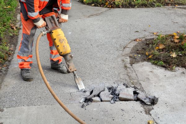 Concrete Sidewalk Removal in Arlington Heights