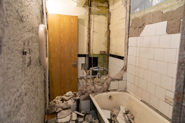 Shower Tile Demolition in Arlington Heights