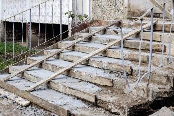 Staircase Demolition in Arlington Heights
